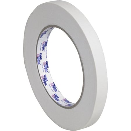 Tape Logic Masking Tape, 1/2x60 yd., Natural, PK12, 1/2" W x 60 yds L, Natural, 12 PK T933220012PK